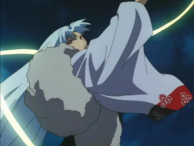 Otaku Gallery  / Anime e Manga / Inu-Yasha / Screen Shots / Episodi / 005 - Sesshomaru, il glaciale principe dei demoni / 019.jpg